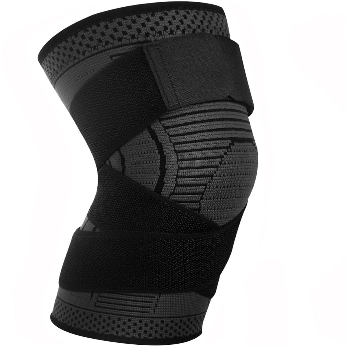 Adjustable Knee Compression Brace With Stabilizer Straps