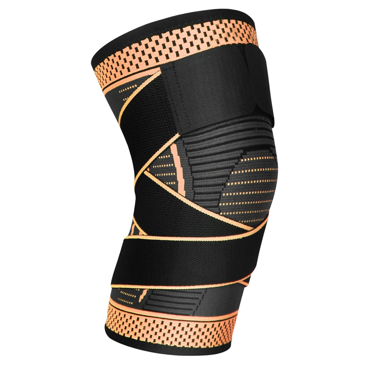 Adjustable Knee Compression Brace With Stabilizer Straps