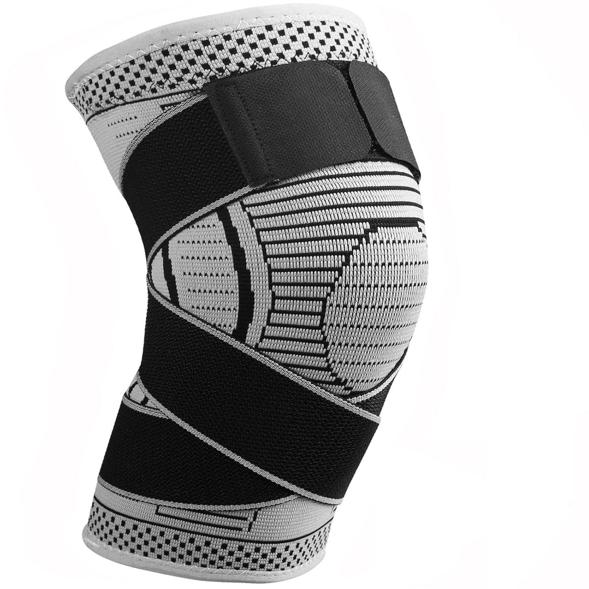 Adjustable Knee Compression Brace With Stabilizer Straps