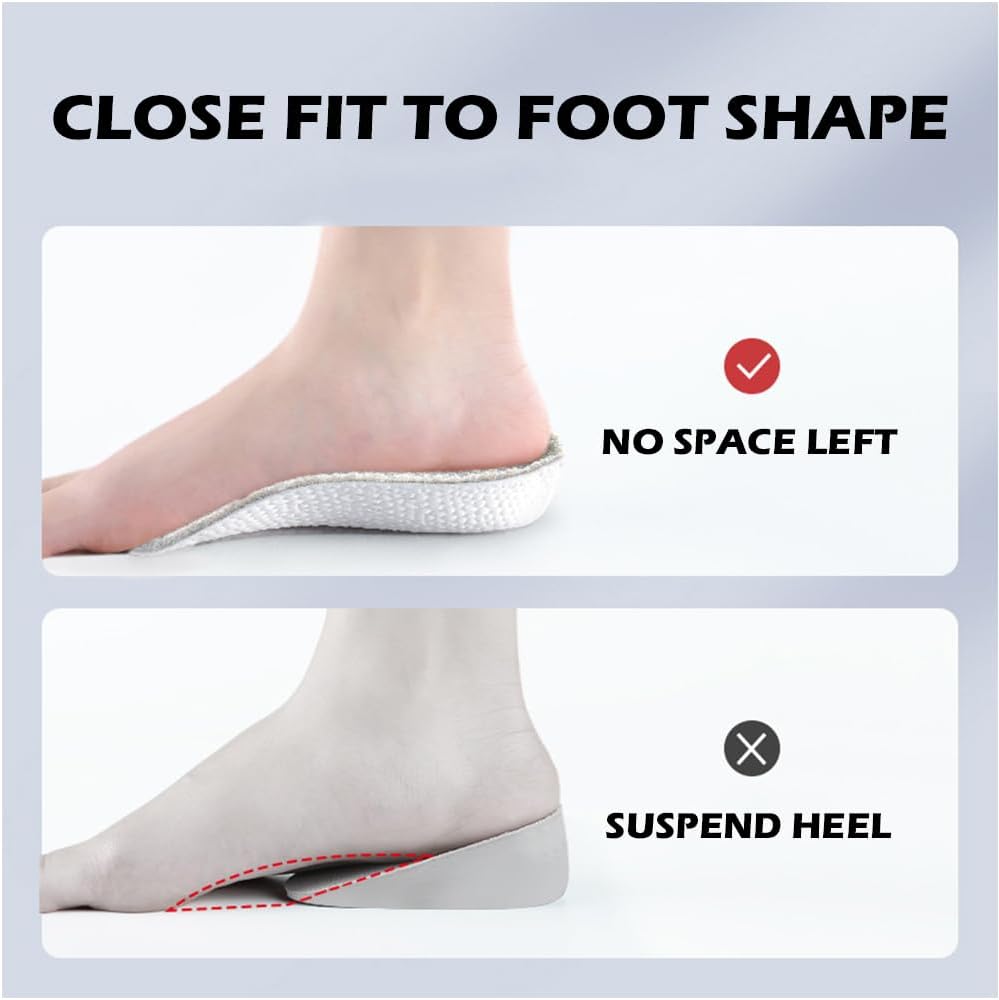 Arch and Heel Lift Insert for Length Discrepancies (Pair