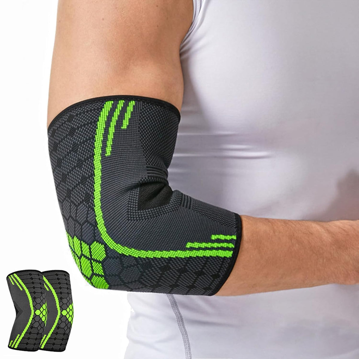 Elastic Elbow Compression Sleeve for Support &amp; Pain Relief