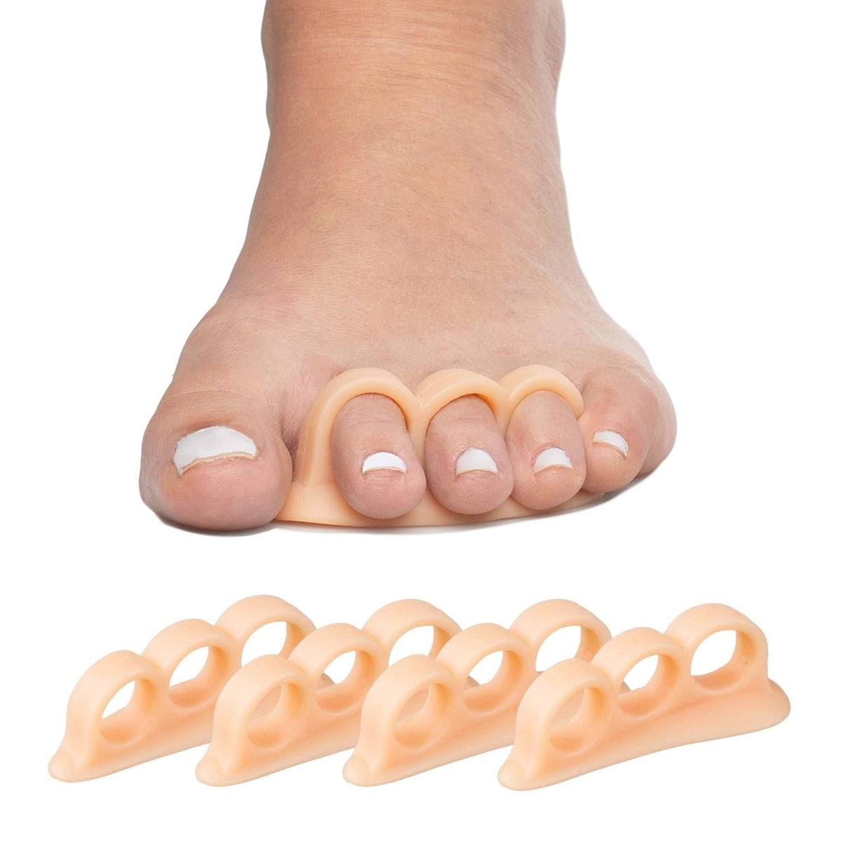 Hammer Toe Triple Loop Gel Crest Corrector & Straightener (2 Pair)