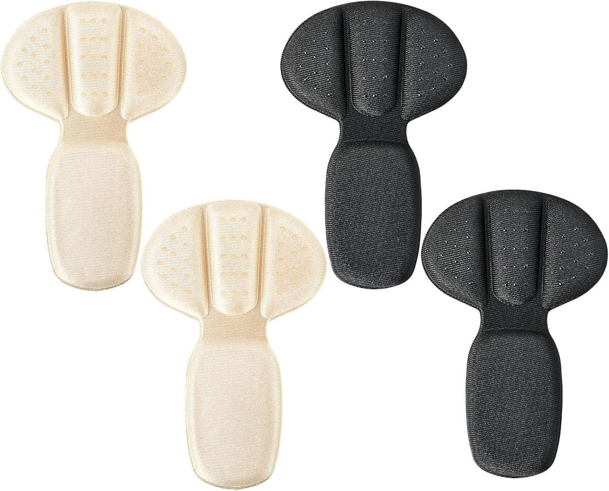High Heel Silicone Shoe Pad Stickers for Sore Heel, Microfiber Cushion