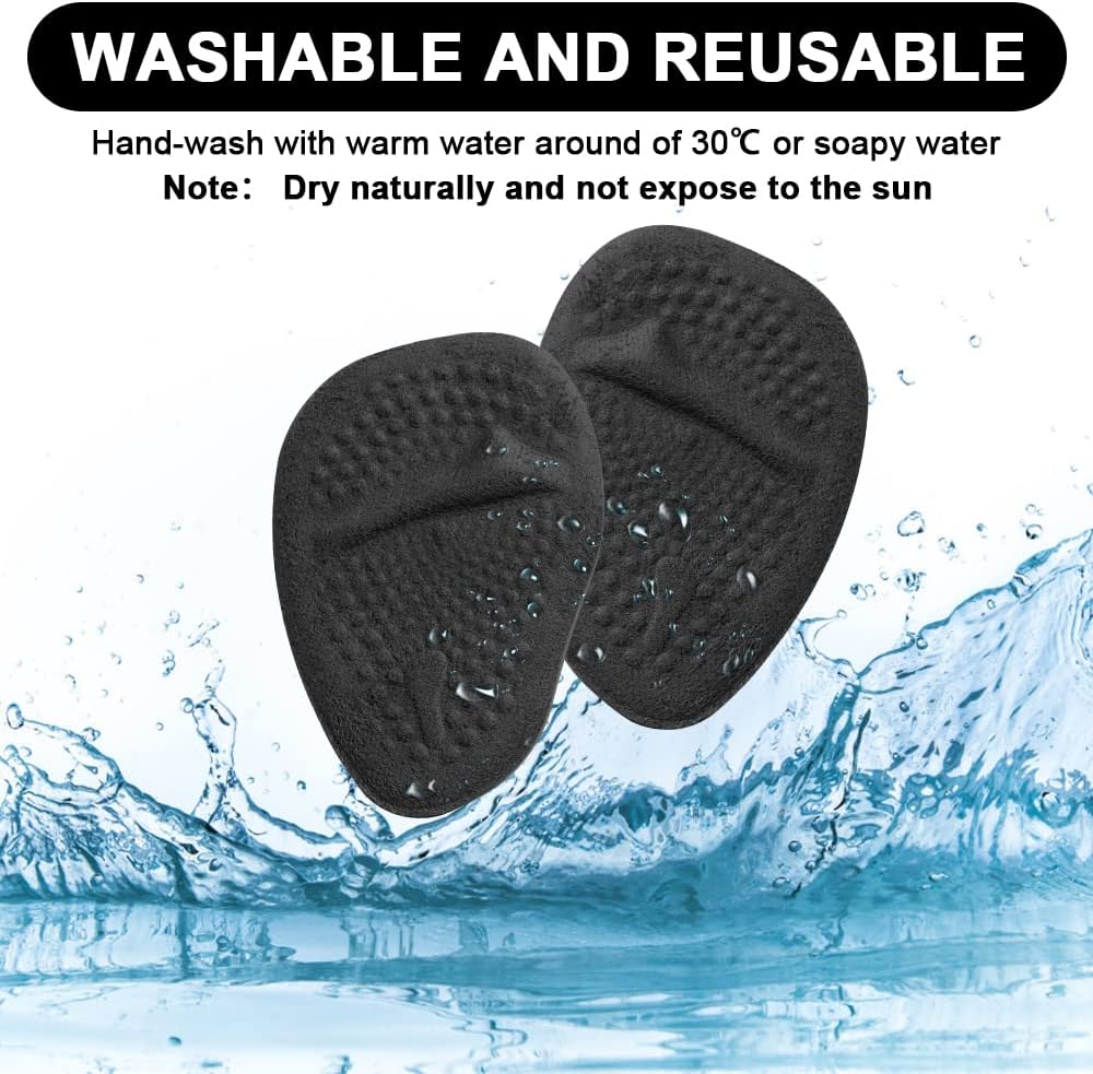 Women&#39;s Metatarsal Self-Adhesive Gel Insole Forefoot Pad - 2 Pack