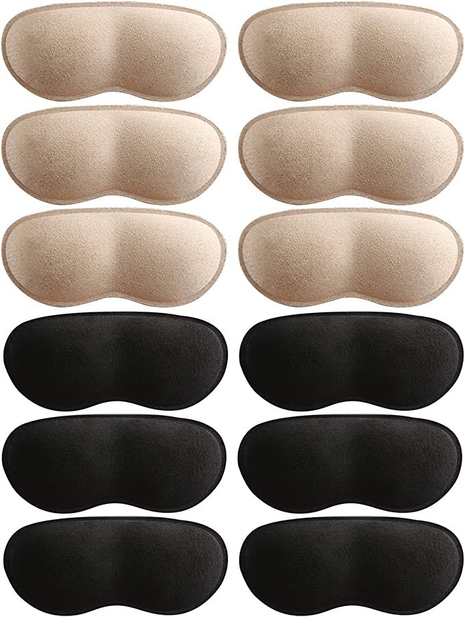 Heel Cushion Pads, Back Shoe Liner Grips for Sore Heel - 12 PCS