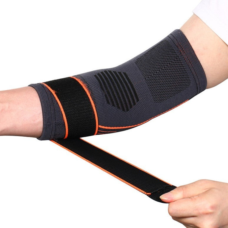 Adjustable Elbow Compression Sports Sleeve with Strap Slick