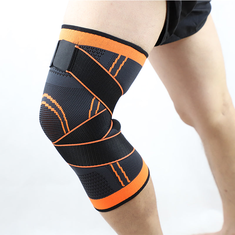 Adjustable Knee Compression Brace With Stabilizer Straps