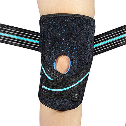Adjustable Neoprene Knee Brace with Straps &amp; Side Stabilizers