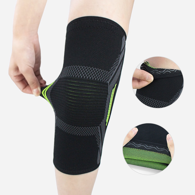 Elastic Knee Compression Sleeve for Knee Pain Relief &amp; Support