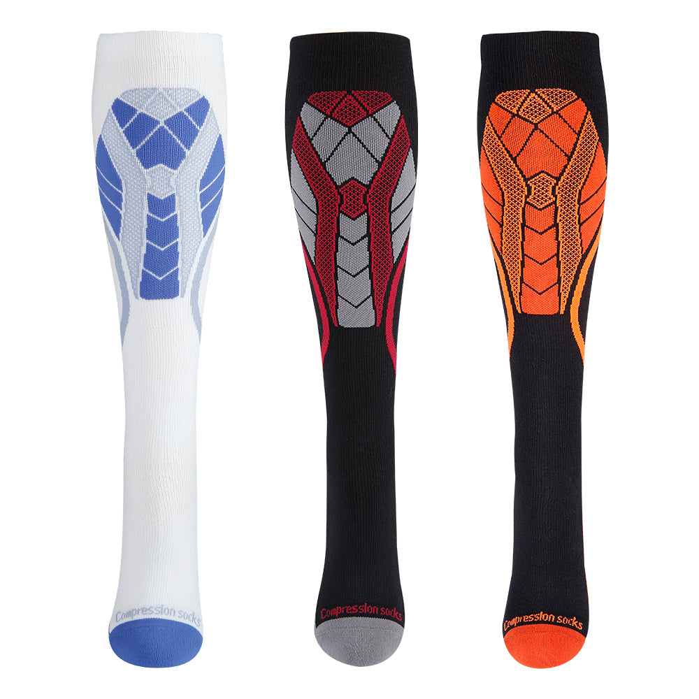Sport Graduated Compression Socks 20-30 mmHg Shield Design