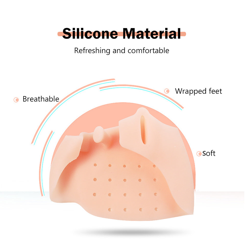 Silicone Gel Toe Separator Cushion Guard for Bunion &amp; Hallux