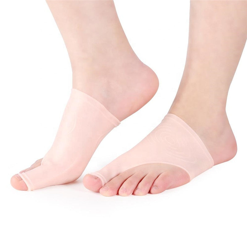 Silicone Gel Sock Toe Corrector for Bunion &amp; Hallux Valgus Pain Relief