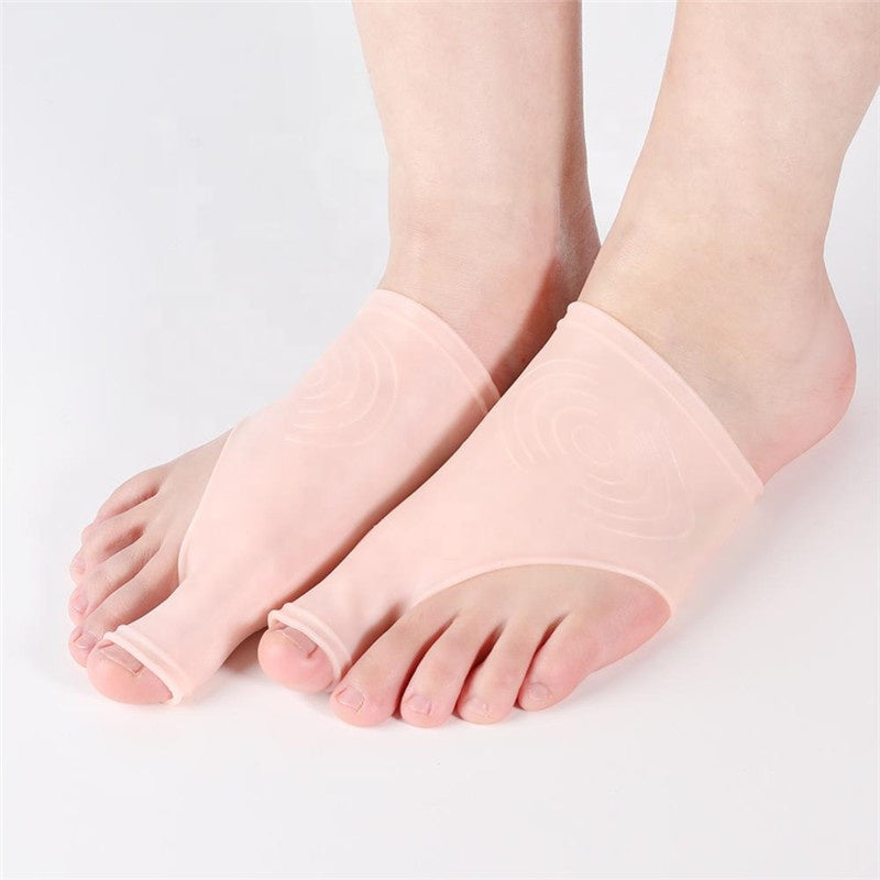 Silicone Gel Sock Toe Corrector for Bunion &amp; Hallux Valgus Pain Relief