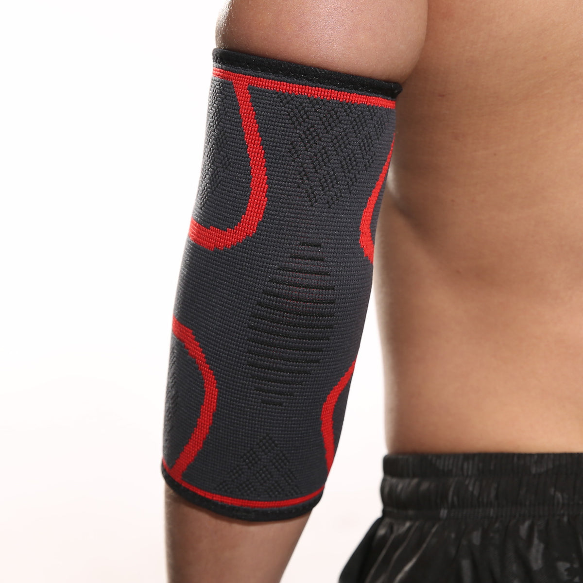 Elbow Compression Sleeve with Non-Slip Silicone for Pain Relief